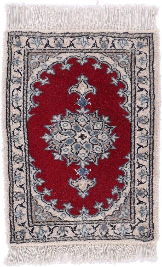 Nain Tappeto 40 x 60 (Iran) Annodato A Mano