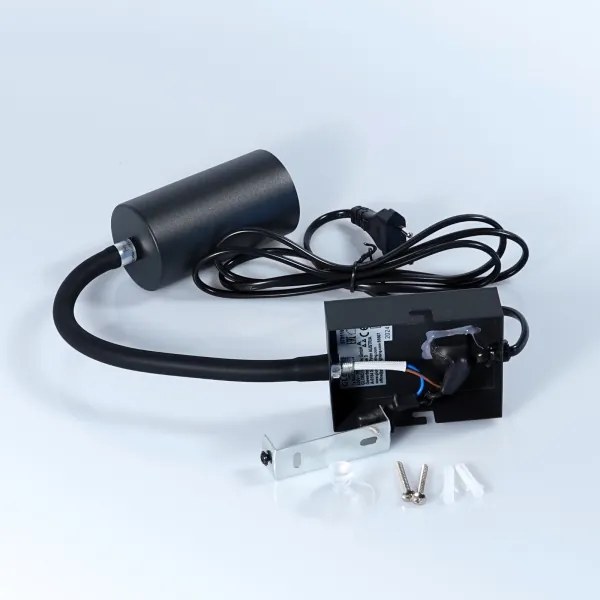 Globo 57911WB - Lampada flessibile da muro ROBBY 1xGU10/25W/230V nero