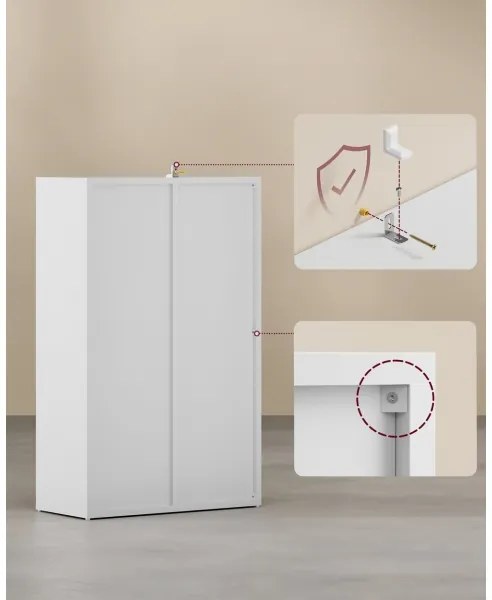 Libreria DOVARO bianca