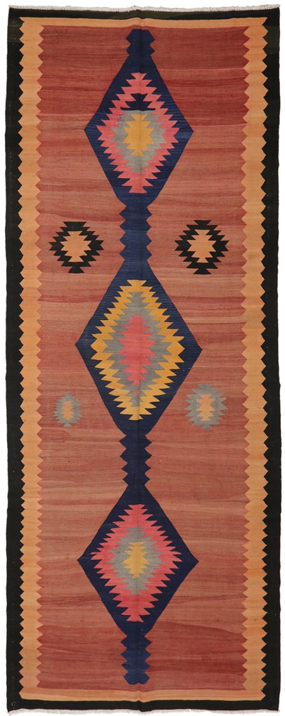 Kilim Tappeto persiano 160 x 430 (Iran) Tessuto A Mano