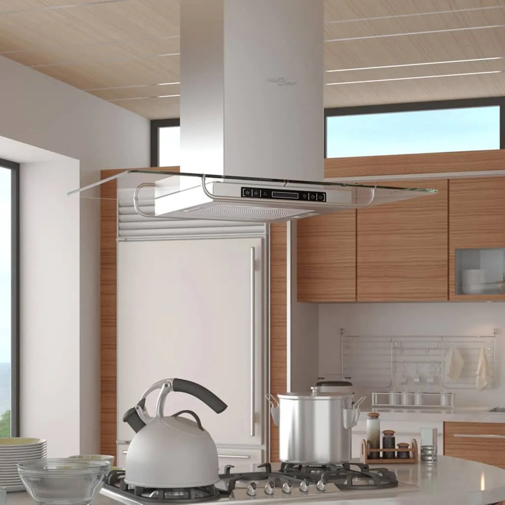 Cappa Da Cucina A Isola Con Display Lcd /