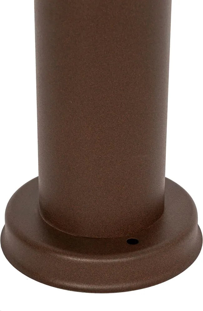 Lampione da esterno marrone ruggine con opalino 45 cm IP44 - Rox
