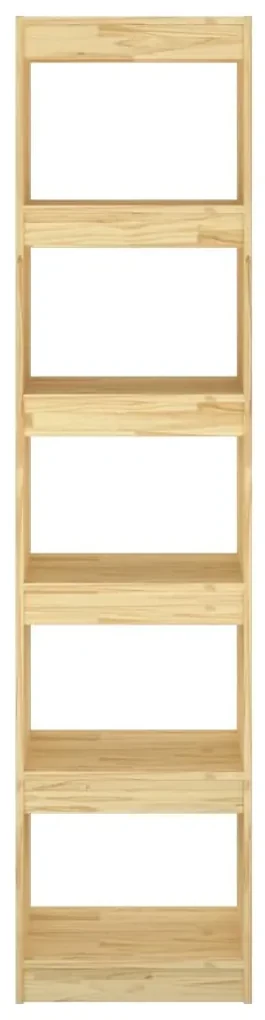 Libreria/divisorio 40x30x167,5 cm in legno massello di pino