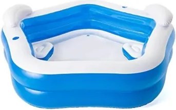 Bestway Piscina Gonfiabile 2 Camere Family 213x206x69 cm +6 Anni Giardino 54153
