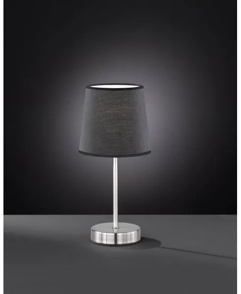 Wofi 8324.01.10.0000 - Lampada da tavolo CESENA 1xE14/42W/230V nero