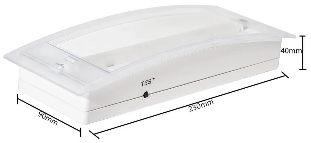 Lampada Emergenza LED da muro S.E Colore Bianco Freddo 6.000-6.500K