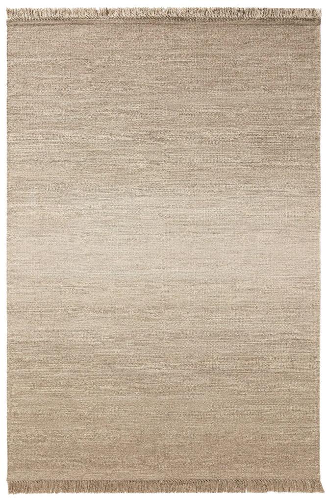 benuta Pure Tappeto di lana Shilan Beige 120x170 cm - Tappeto fibra naturale