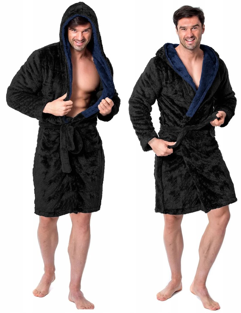 Accappatoio Jordan Navy Grey M