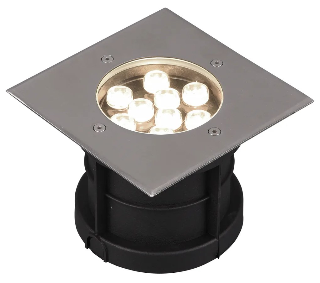 Faretto carrabile LED da giardino 16,5x16,5 cm Belaja Trio