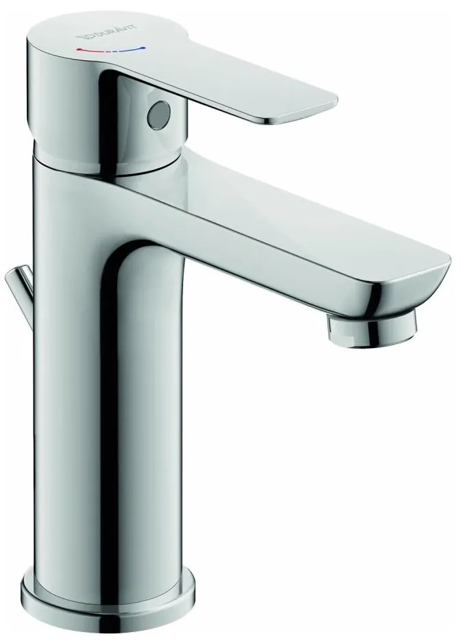 Duravit DC1023001010 - Miscelatore per lavabo + piletta di scarico D-CODE cromo lucido