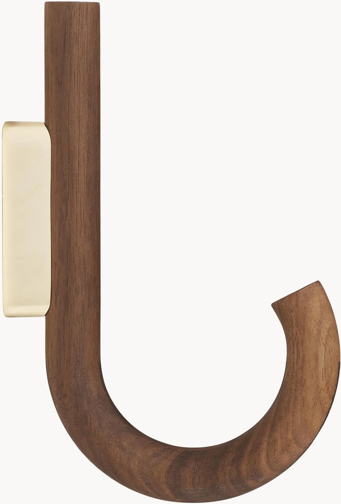 Gancio da parete in legno di noce Umbrella, in diverse dimensioni