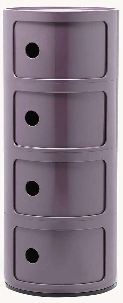 Contenitore di design con 4 cassetti Componibili, alt. 77 cm