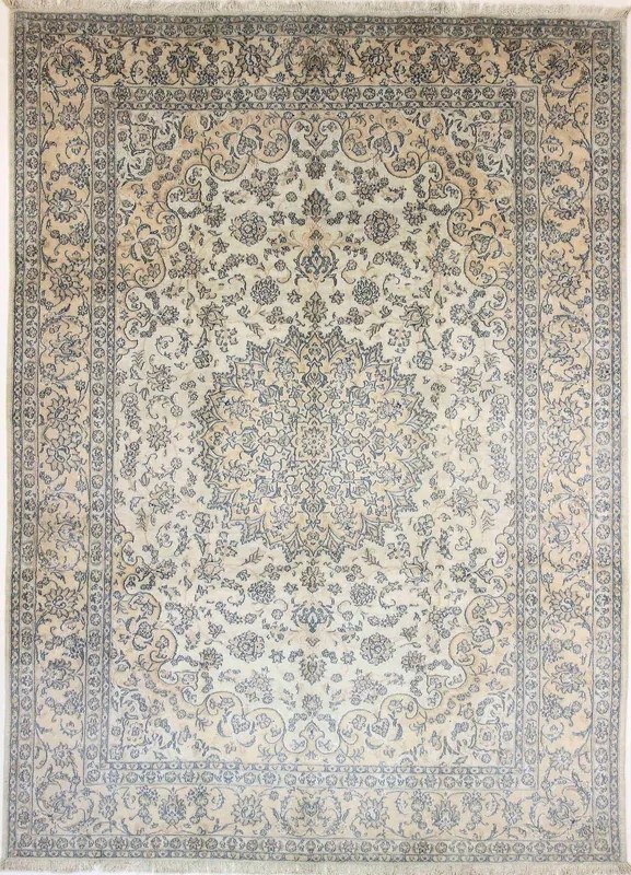 Nain Tappeto persiano 250x340 Beige (Iran) Annodato A Mano