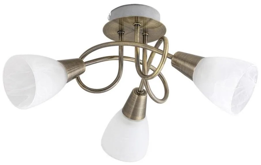 Rabalux 5533 - Lampadario fisso JENNA 3xE14/40W/230V ottone