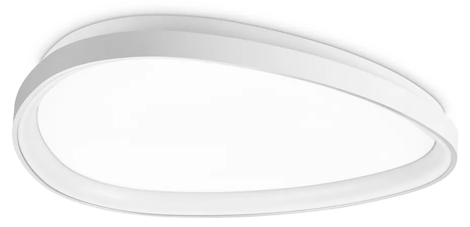 Plafoniera Contemporanea Gemini Metallo Bianco Led Integrato 29W 3000K Ip20