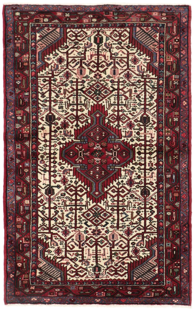 Hamedan Tappeto 120 x 180 (Iran) Annodato A Mano