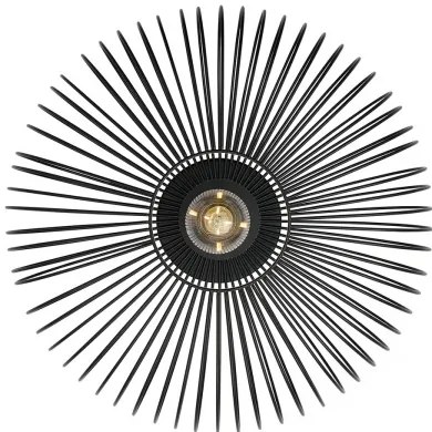 Nordlux - Plafoniera BERONI 1xE27/60W/230V Ø 40,3 cm nera