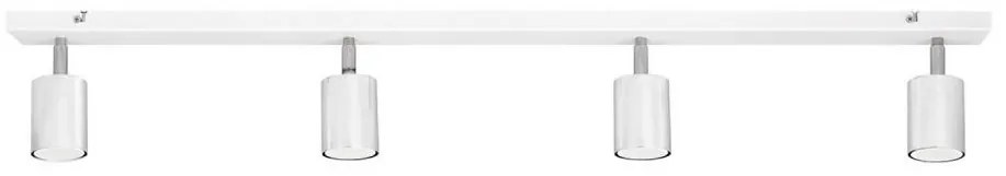 Faretto LED TUNE 4xGU10/4,8W/230V cromo opaco/bianco