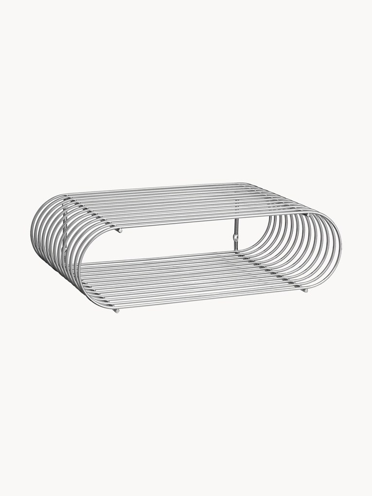 Mensola da parete in metallo Curva, lung. 40 cm