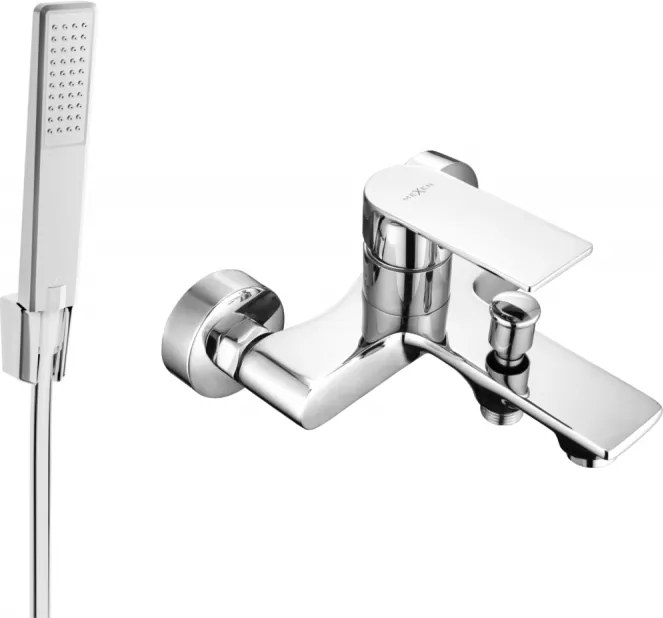 Mexen Royo R72 rubinetto da vasca con set doccia, cromo - 7223R72-00