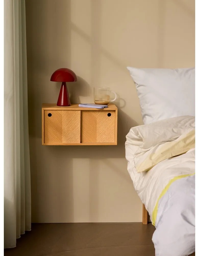 Lampada da tavolo dimmerabile a LED rossi (altezza 20 cm) Mush - Hübsch