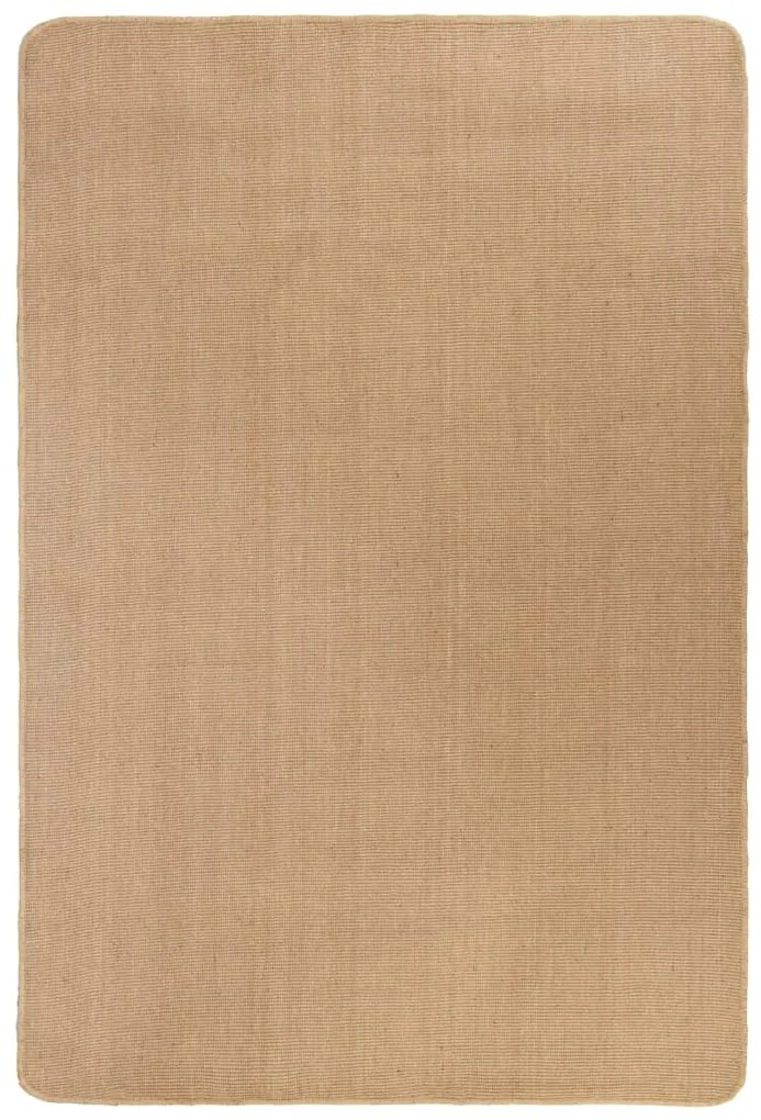 Tappeto Di Iuta Con Base İn Lattice 140x200 Cm Naturale /