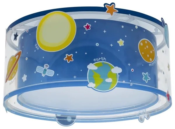 Dalber 41346 - Plafoniera per bambini PLANETS 2xE27/60W/230V