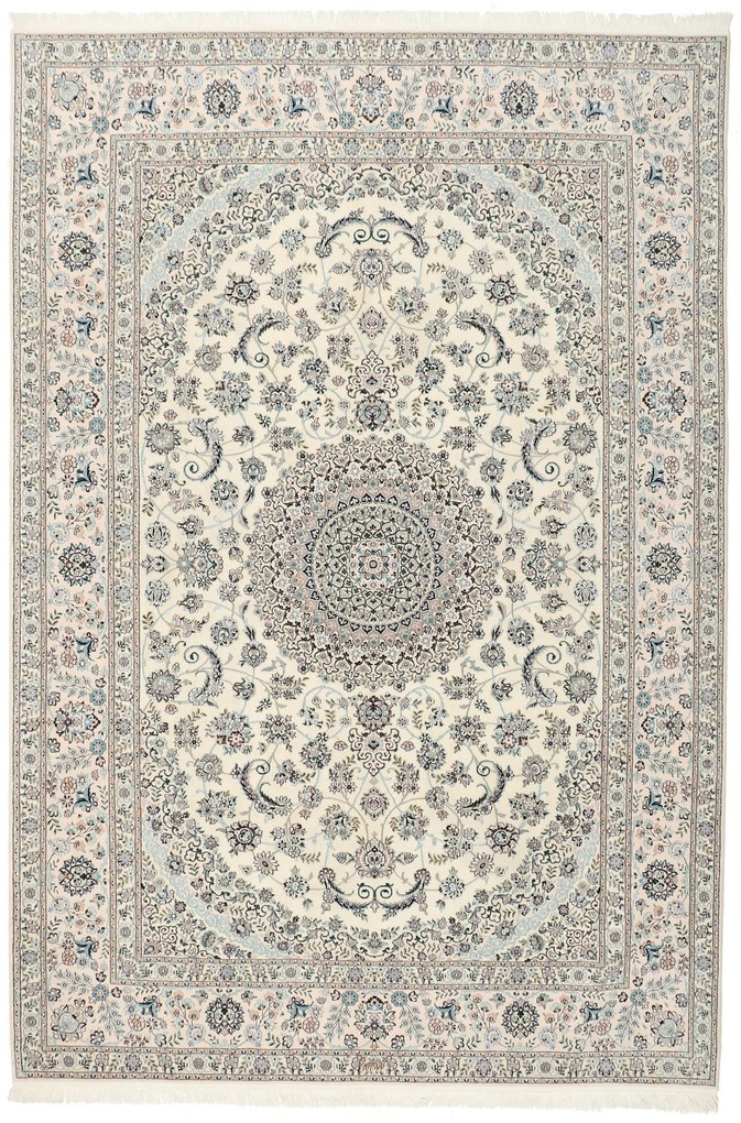 Nain Tappeto persiano 210x300 (Iran) Annodato A Mano
