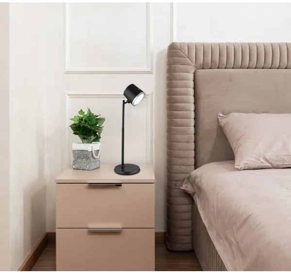 Globo 58454B - Lampada da tavolo LED dimmerabile touch MEEYA LED/6W/3,7V nera