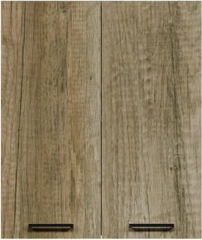 Pensile bagno rovere primitivo COLAVENE, 2 ante P 24 x L 60 x H 70 cm