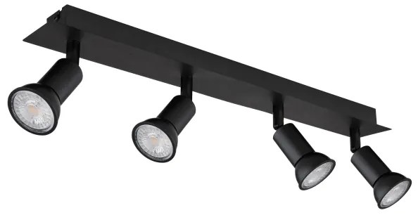 Globo 57998-4 - Faretto DREW 4xGU10/35W/230V nero