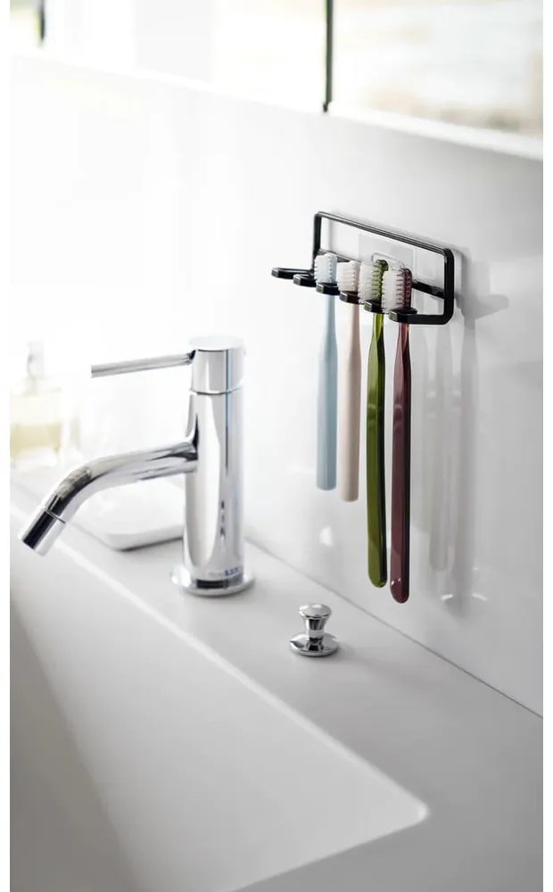 Portaspazzolini in metallo nero autoportante Film Hook - YAMAZAKI