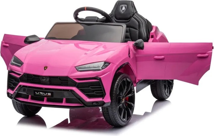 Macchina Elettrica per Bambini 12V con Licenza Lamborghini Urus Rosa...