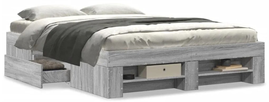 Giroletto Grigio Sonoma 140x190 Cm İn Legno Multistrato /