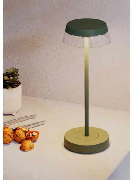 Redo 90309 - Lampada da tavolo LED dimmerabile ILUNA LED/2,5W/5V 3000 mAh IP65 verde