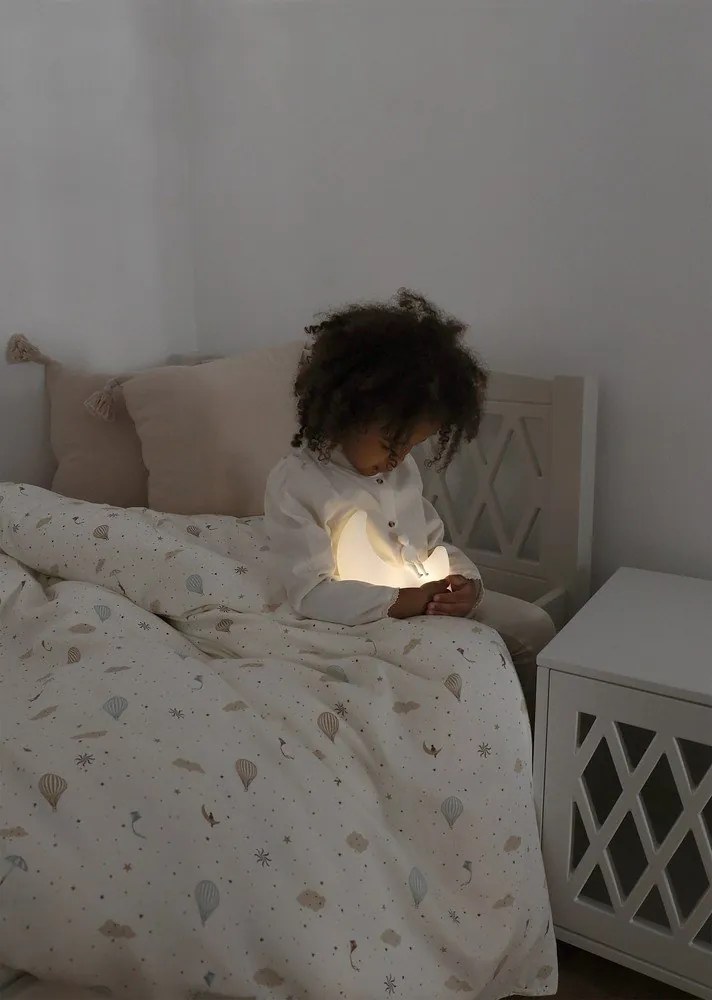 Set copripiumino e federa da bambini avorio in cotone organico per culla 100x140 cm Dreamland – Cam Cam Copenhagen