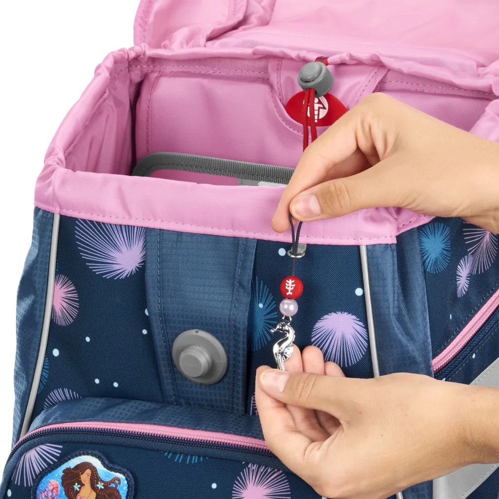 Zaino/cartella scuola 2IN1 PLUS – Set 6 pezzi, Step by Step Mermaid Delia