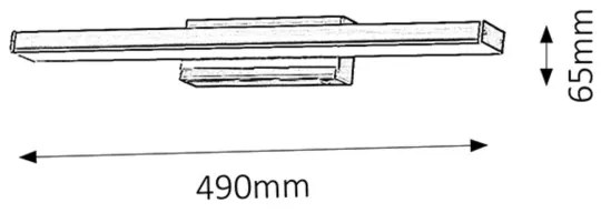 Rabalux 5897 - LED Applique da bagno JOHN 1xLED/12W/230V