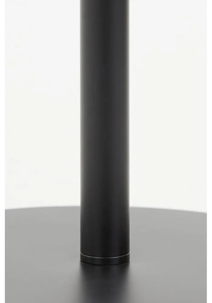 Lampada da terra con piedistallo nero opaco 148,5 cm Washington - Light &amp; Living