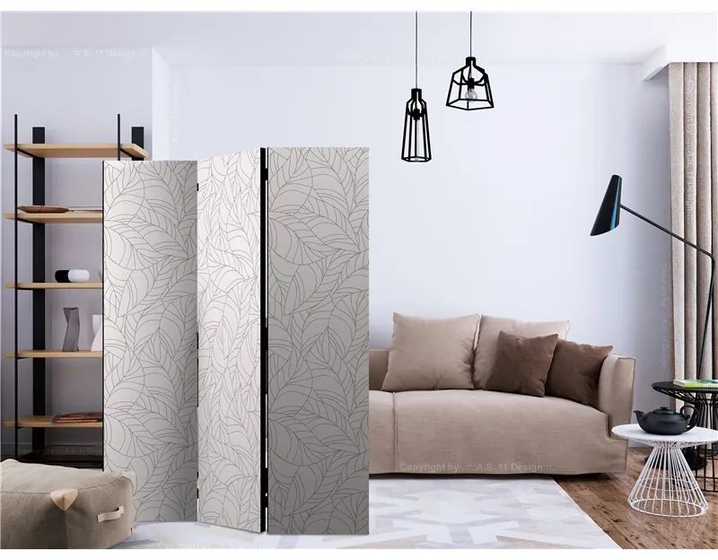 Paravento Colourless Leaves [Room Dividers]