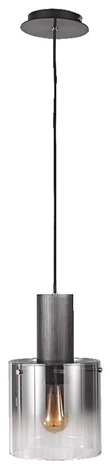 Luxera 64415 - Lampadario su filo MOXIE 1xE27/60W/230V