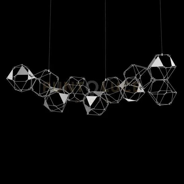 Lucciola pro 10 prism sospensione lineare con triangolo in metallo,...