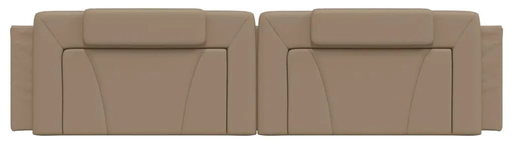 Cuscino testiera cappuccino 200 cm in similpelle