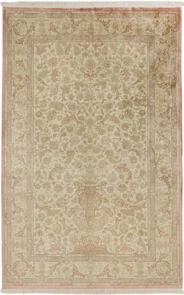Ghom Tappeto 200 x 130 (Iran) Annodato A Mano