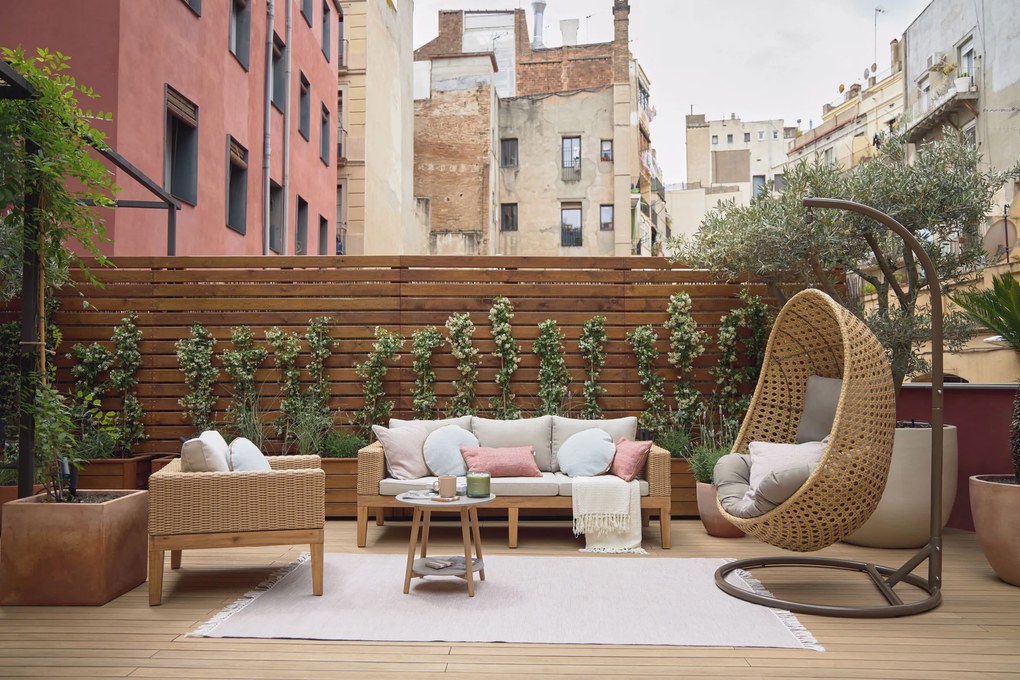 Kave Home - Set di 4 sottobicchieri Jesiah in marmo