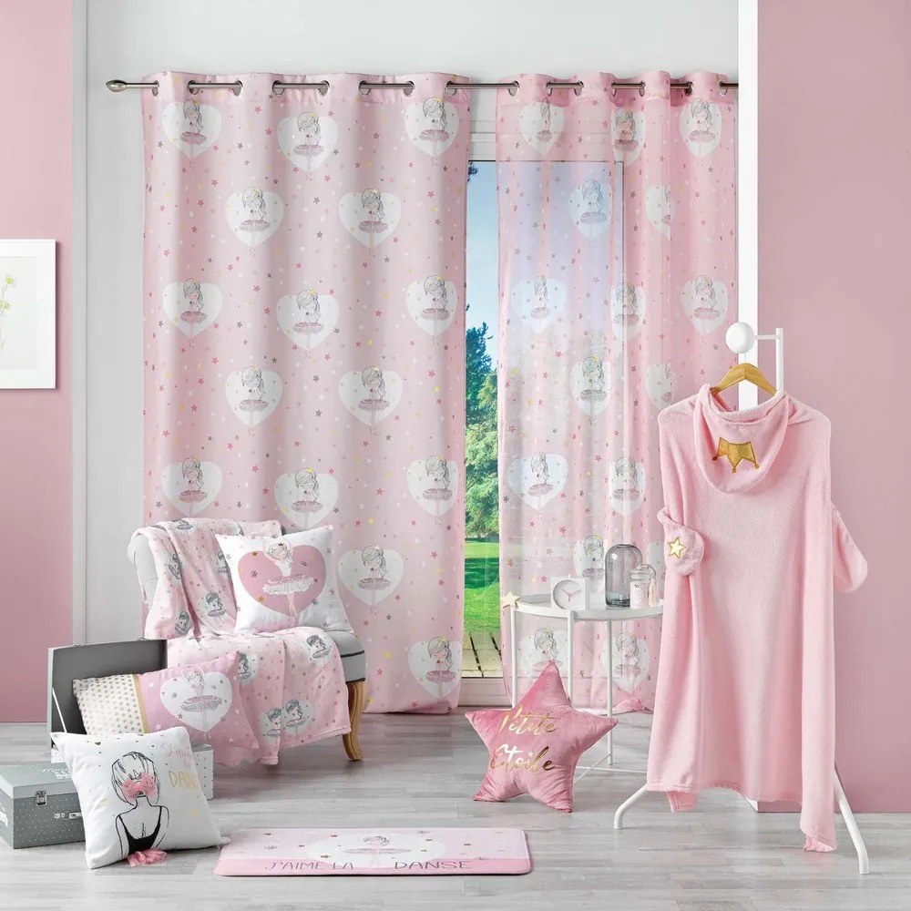 Tenda per bambini rosa 140x260 cm Petite Etoile – douceur d'intérieur