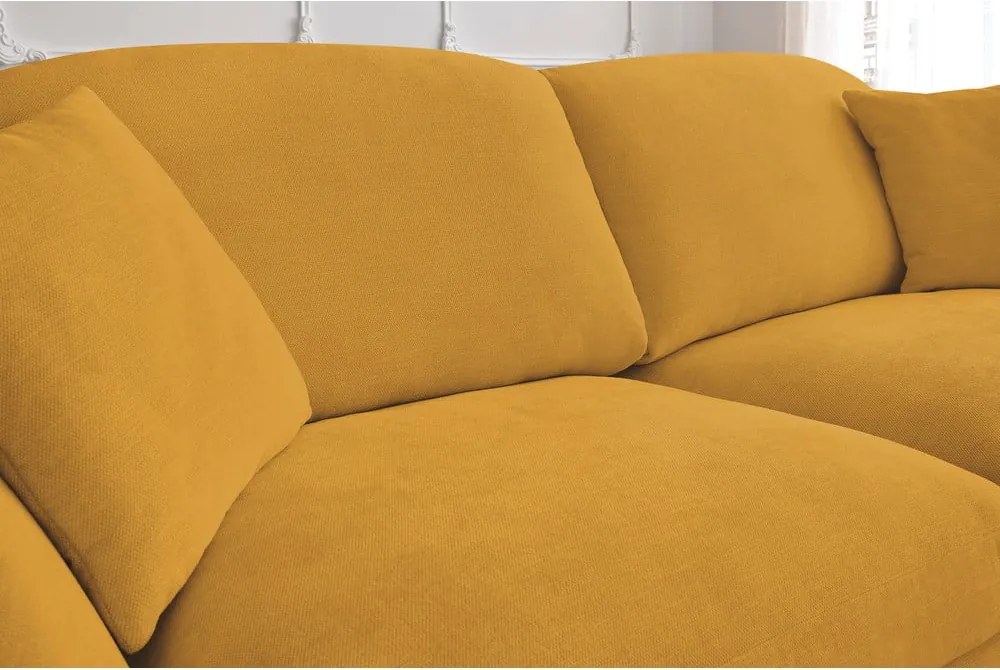 Divano giallo allungabile 235 cm Cezanne – Bobochic Paris