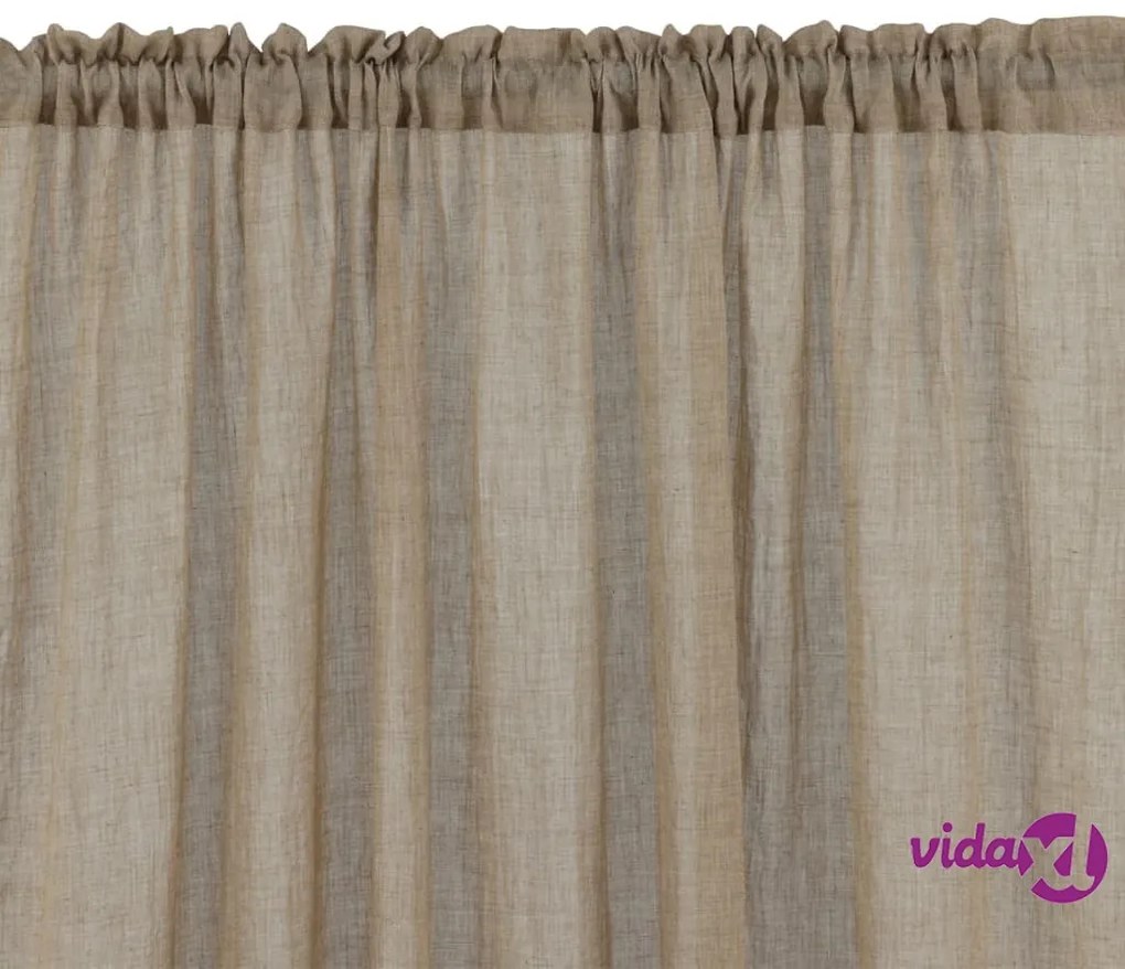 Venture Home Tenda Elena 240x135 cm Poliestere Beige Scuro