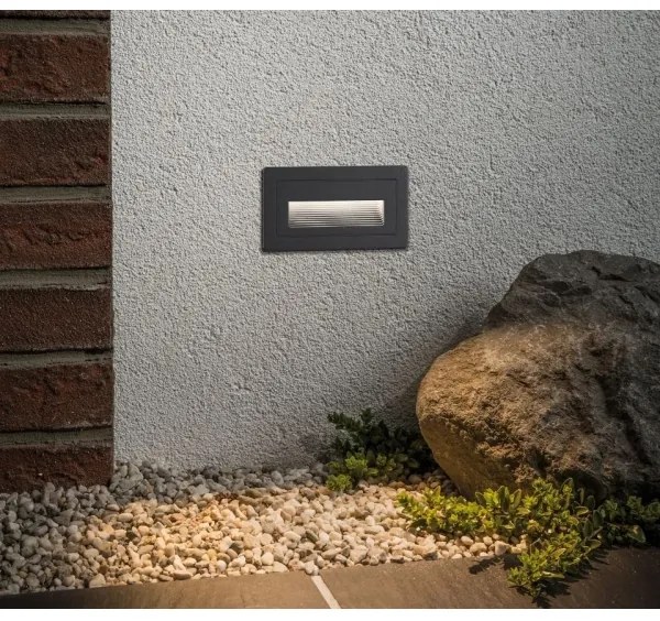 Paulmann 94383 - LED/4W IP44 Luce da esterno da incasso LONG 230V