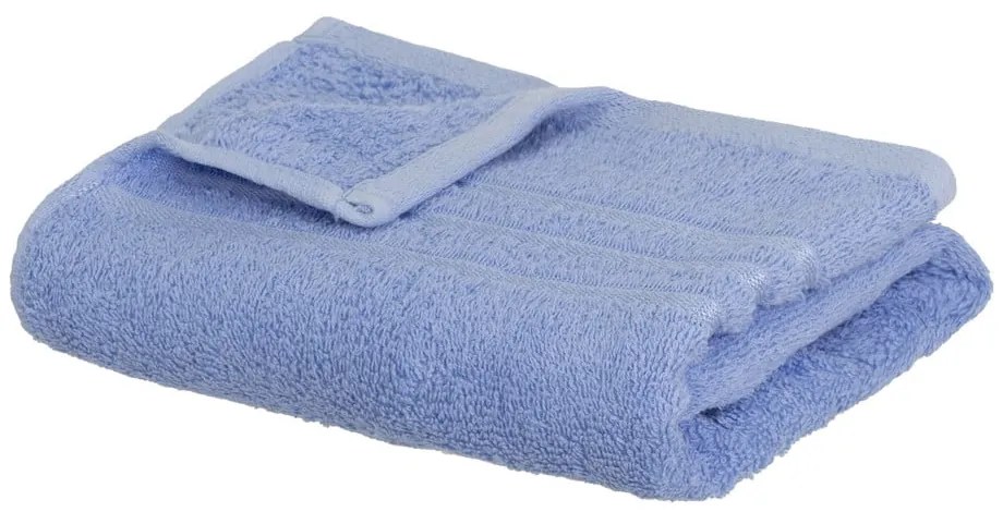 Asciugamano tipo terry blu in cotone 50x100 cm Simple – Casa Selección
